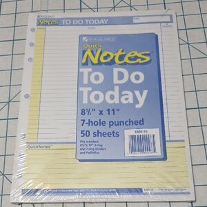 AT-A-GLANCE QuickNotes "To Do Today" Notepad (model E405-16), NIP 2 of 2